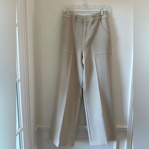 Aqua Soft Beige Ribbed Skirt